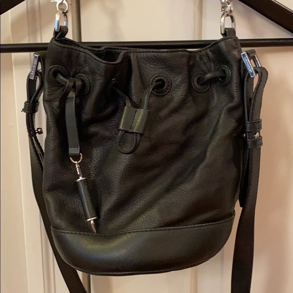 Mackage Handbags - Mackage Dafney Leather Drawstring Bucket Bag